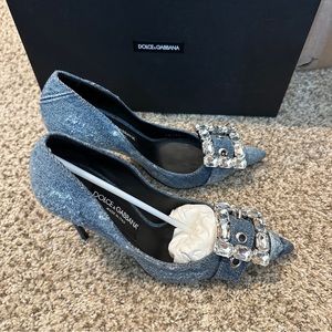 Dolce & Gabbana denim pumps 37